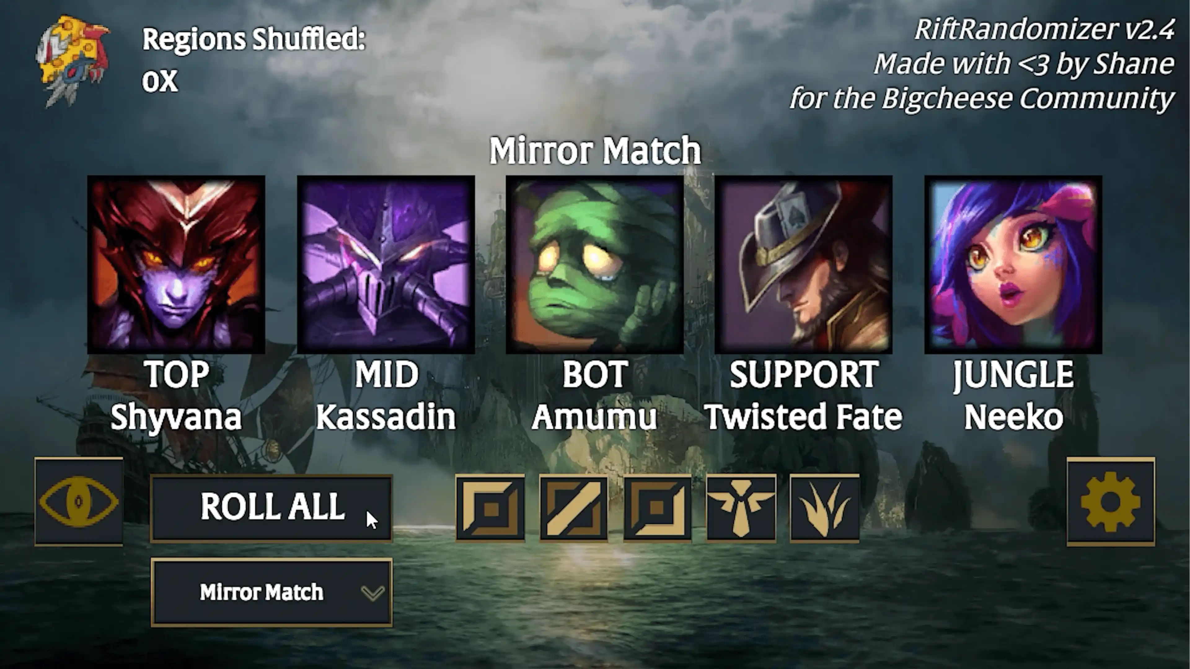 Mirror matchup