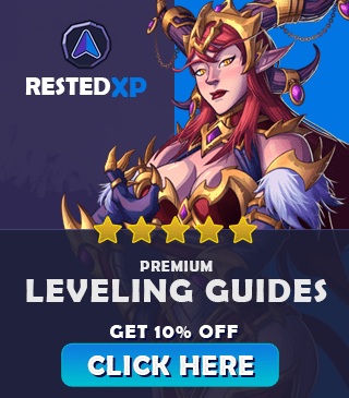 RestedXP premium leveling guides — get 10% off. Click to shop.
